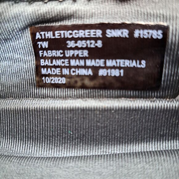 Comfortview Wide Width Athletic Shoes Women's Gray Slip On Flats Size 7 Wide - Picture 7 of 7